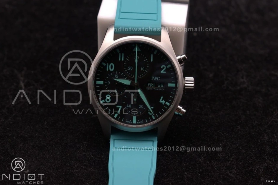 TEAM FORMULA  IW388106 Best IWC Factory 1:1 Green Mercedes-AMG Petronas  2023 Chronograph TW ONE 1103